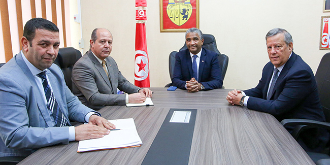 Réunion entre Kamel Deguiche et Hamdi Meddeb