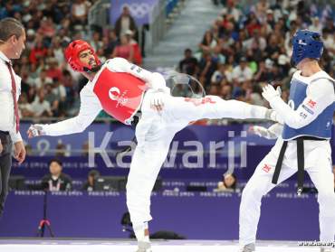 JO 2024 : Firas Katoussi (Huitièmes Taekwondo -80 kg)