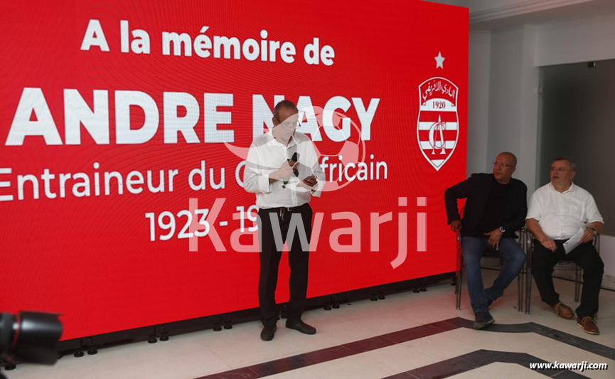 Hommage du Club Africain à André Nagy