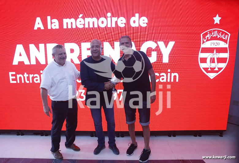 Hommage du Club Africain à André Nagy