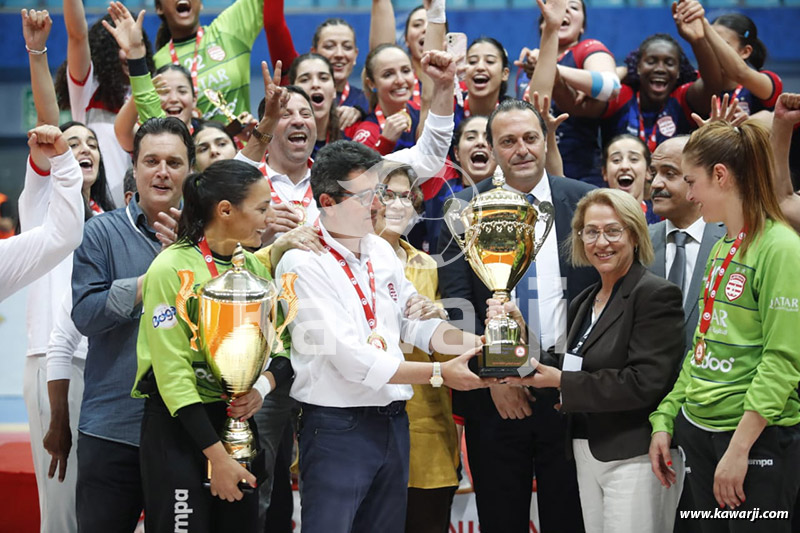 Handball/Finale Coupe Club Africain-CSF Moknine 30-25