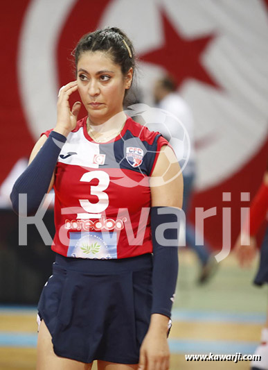 Volley-ball-Finale Dames : Club Sportif Sfaxien - CF Carthage 3-2