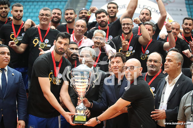 Basket-ball Finale CT : Club Africain - US Monastirienne 87-55