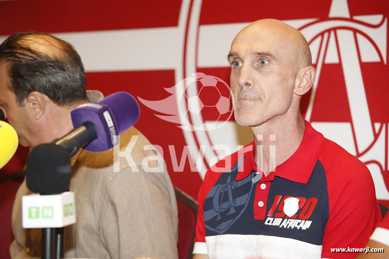 Club Africain : Présentation du nouveau staff technique