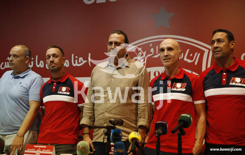 Club Africain : Présentation du nouveau staff technique