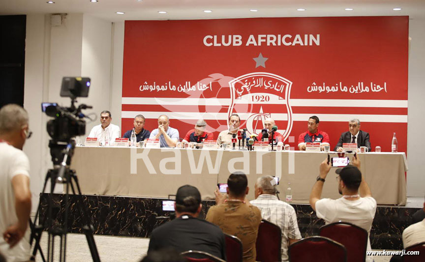 Club Africain : Présentation du nouveau staff technique