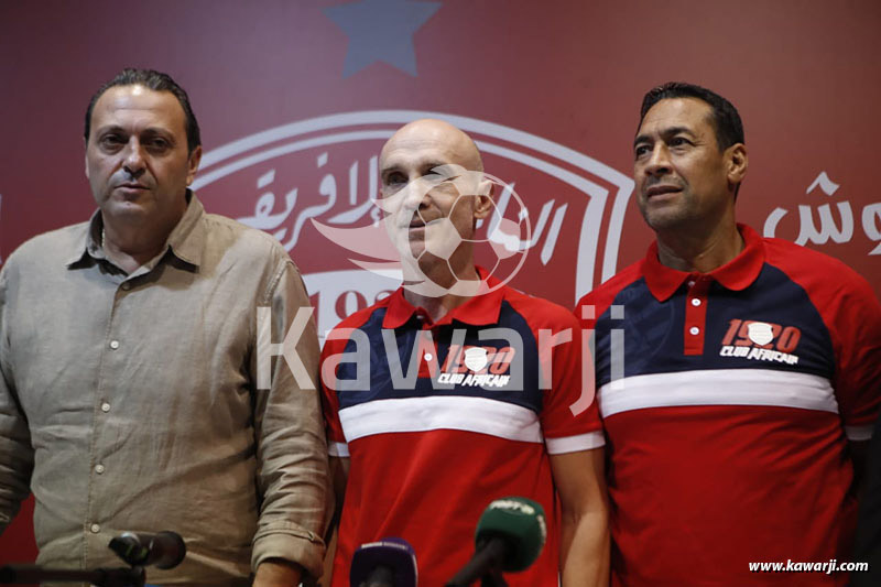 Club Africain : Présentation du nouveau staff technique