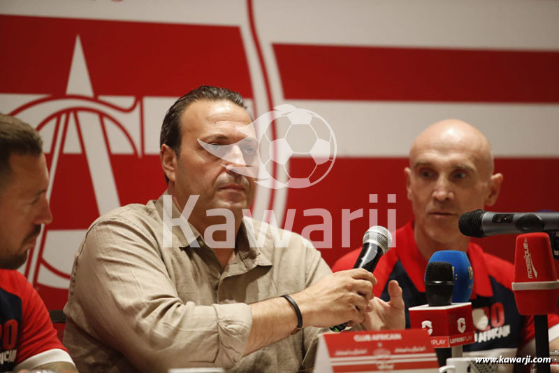 Club Africain : Présentation du nouveau staff technique