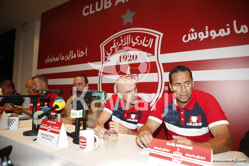 Club Africain : Présentation du nouveau staff technique