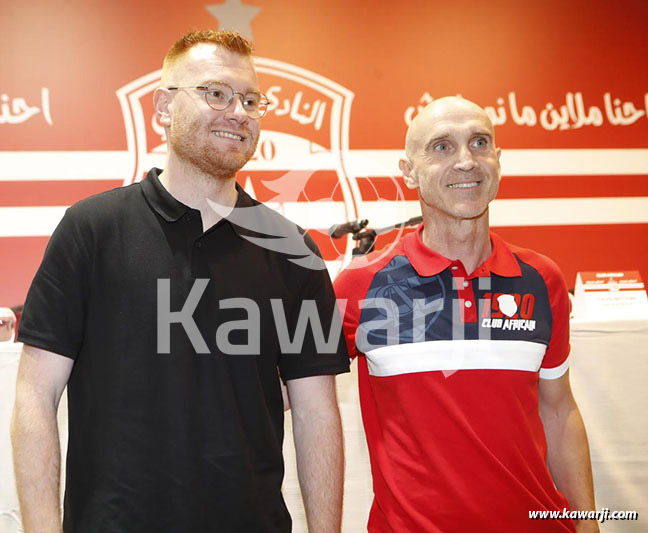 Club Africain : Présentation du nouveau staff technique