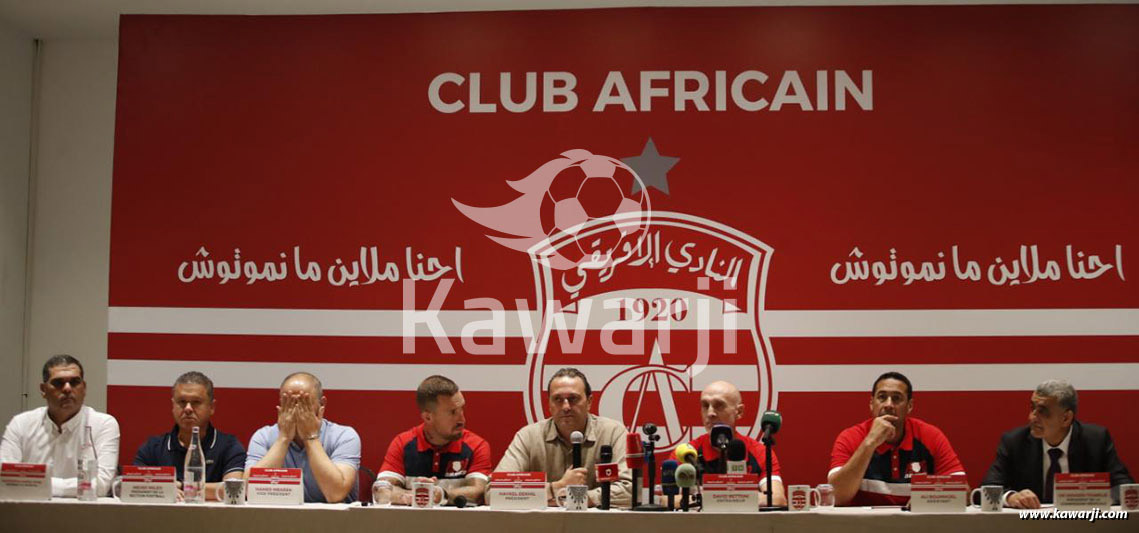 Club Africain : Présentation du nouveau staff technique