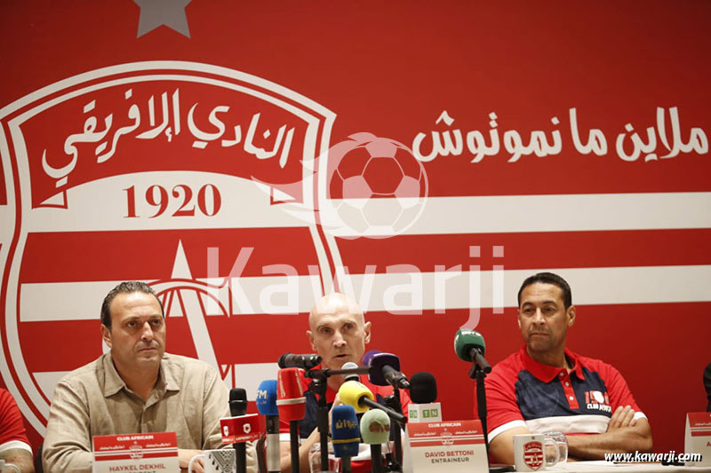 Club Africain : Présentation du nouveau staff technique