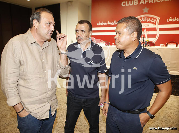 Club Africain : Présentation du nouveau staff technique