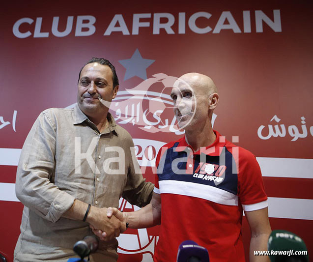 Club Africain : Présentation du nouveau staff technique