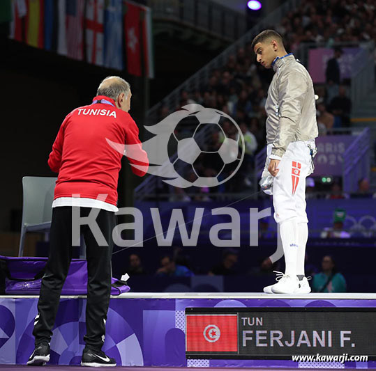 JO 2024 : Fares Ferjani (Escrime/Demie)