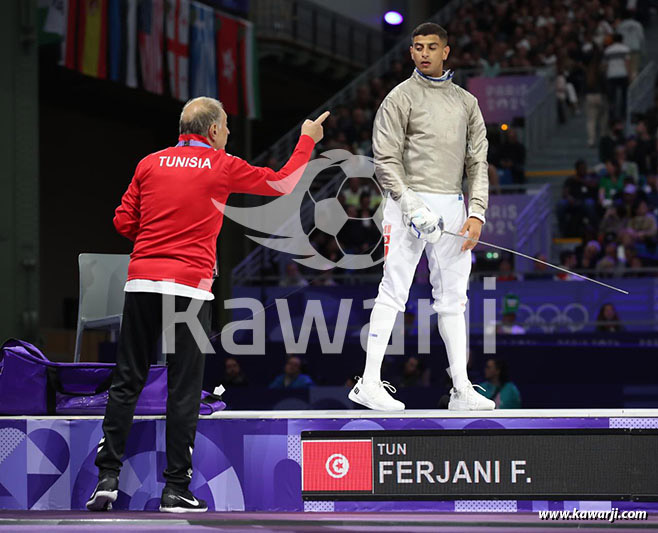 JO 2024 : Fares Ferjani (Escrime/Demie)