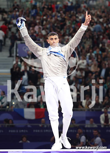 JO 2024 : Fares Ferjani (Escrime/Demie)