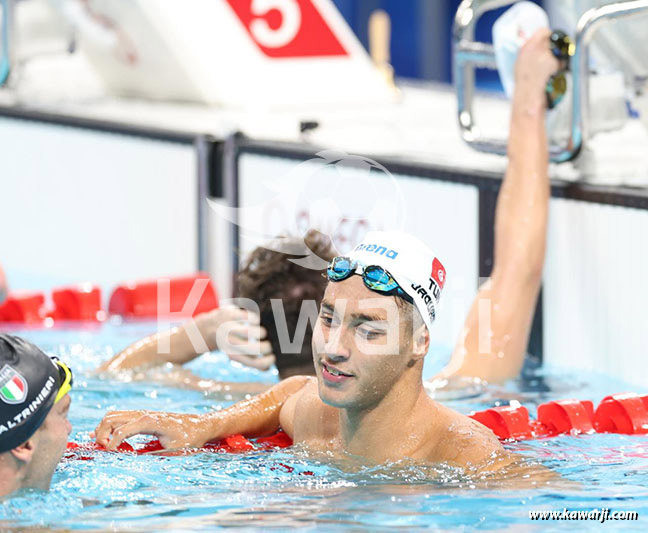 JO 2024 : Ahmed Jaouadi (Séries 800m nage libre)