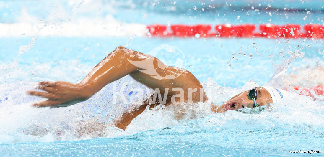 JO 2024 : Ahmed Jaouadi (Séries 800m nage libre)