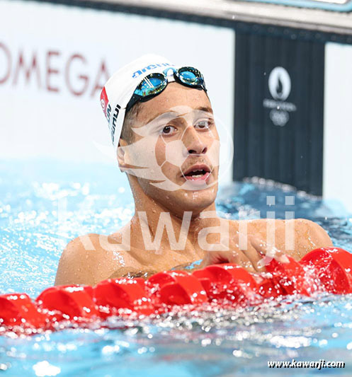 JO 2024 : Ahmed Jaouadi (Séries 800m nage libre)