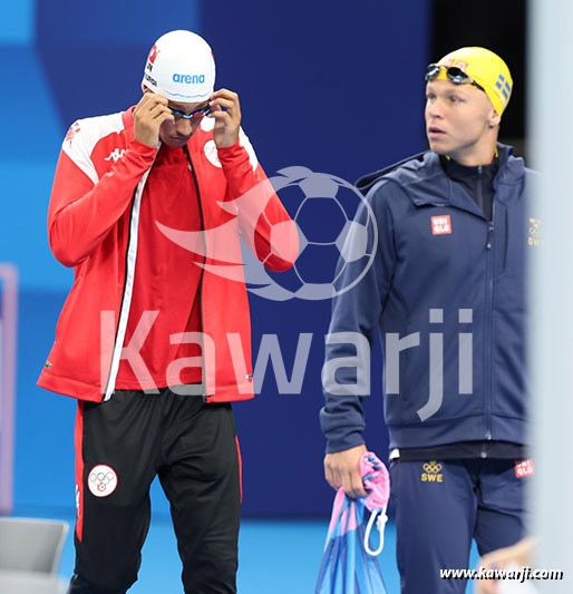 JO 2024 : Ahmed Jaouadi (Séries 800m nage libre)