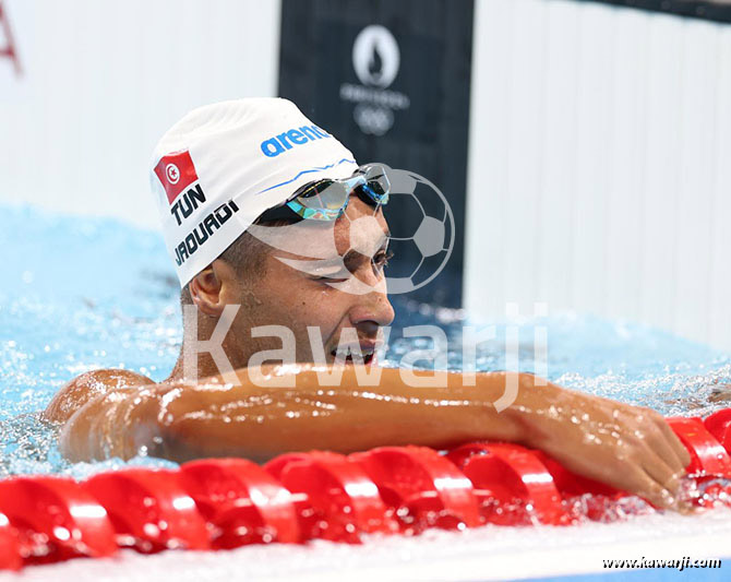 JO 2024 : Ahmed Jaouadi (Séries 800m nage libre)