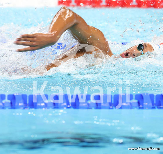 JO 2024 : Ahmed Jaouadi (Séries 800m nage libre)