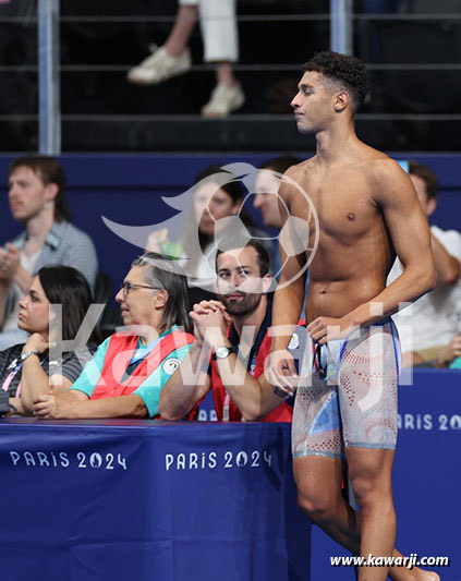 JO 2024 : Ahmed Jaouadi (Séries 800m nage libre)