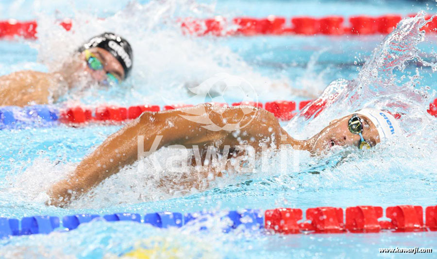 JO 2024 : Ahmed Jaouadi (Séries 800m nage libre)