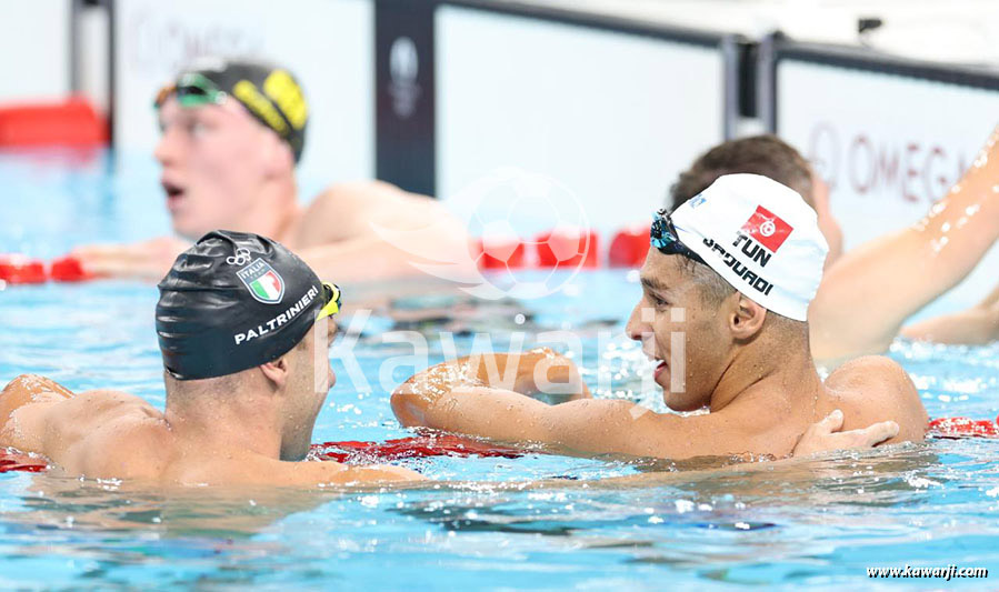 JO 2024 : Ahmed Jaouadi (Séries 800m nage libre)