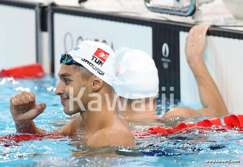 JO 2024 : Ahmed Jaouadi (Séries 800m nage libre)