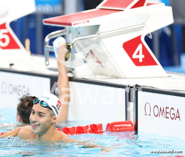 JO 2024 : Ahmed Jaouadi (Séries 800m nage libre)