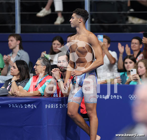 JO 2024 : Ahmed Jaouadi (Séries 800m nage libre)