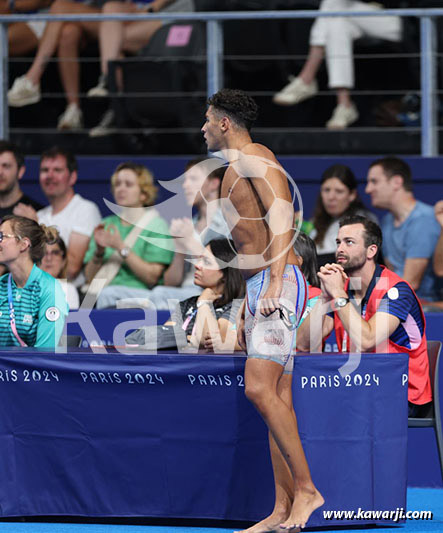 JO 2024 : Ahmed Jaouadi (Séries 800m nage libre)