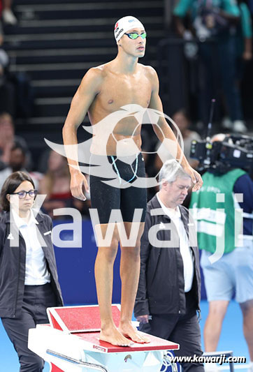 JO 2024 : Ahmed Jaouadi (Finale 800m nage libre)