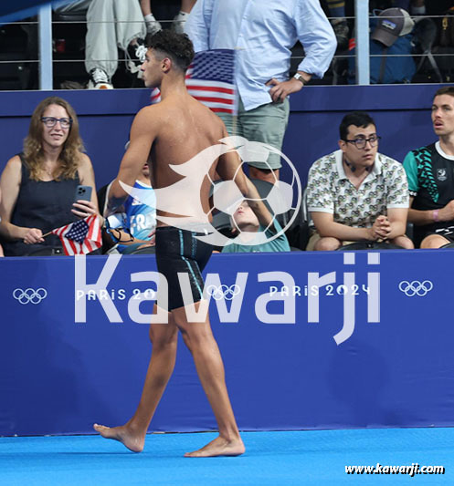 JO 2024 : Ahmed Jaouadi (Finale 800m nage libre)