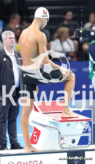 JO 2024 : Ahmed Jaouadi (Finale 800m nage libre)