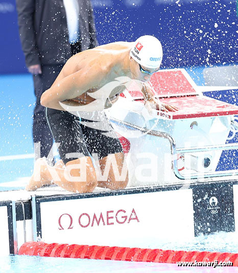 JO 2024 : Ahmed Jaouadi (Finale 800m nage libre)