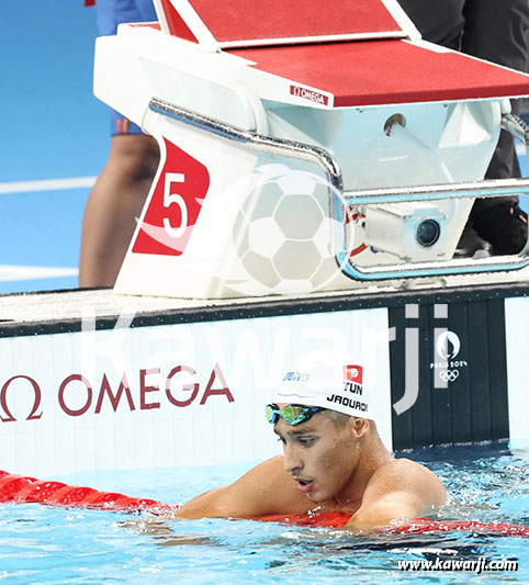 JO 2024 : Ahmed Jaouadi (Finale 800m nage libre)