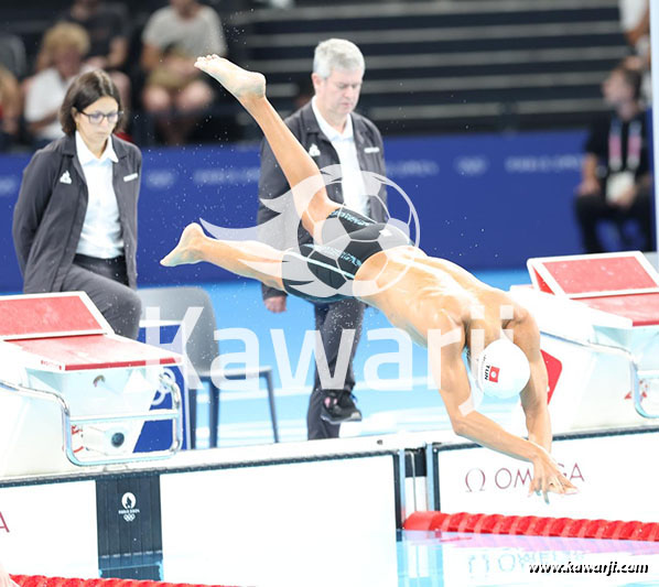 JO 2024 : Ahmed Jaouadi (Finale 800m nage libre)