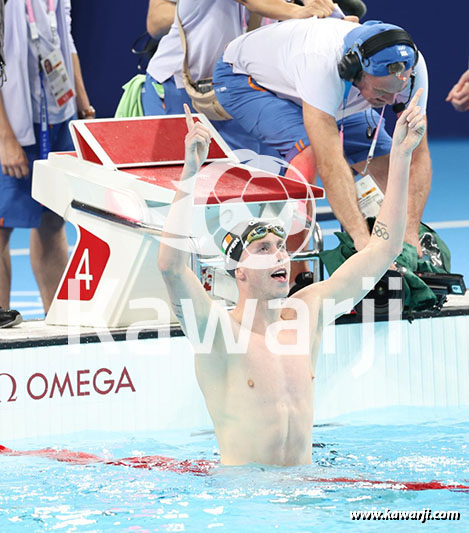 JO 2024 : Ahmed Jaouadi (Finale 800m nage libre)