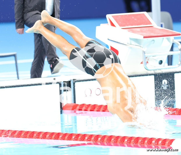 JO 2024 : Ahmed Jaouadi (Finale 800m nage libre)