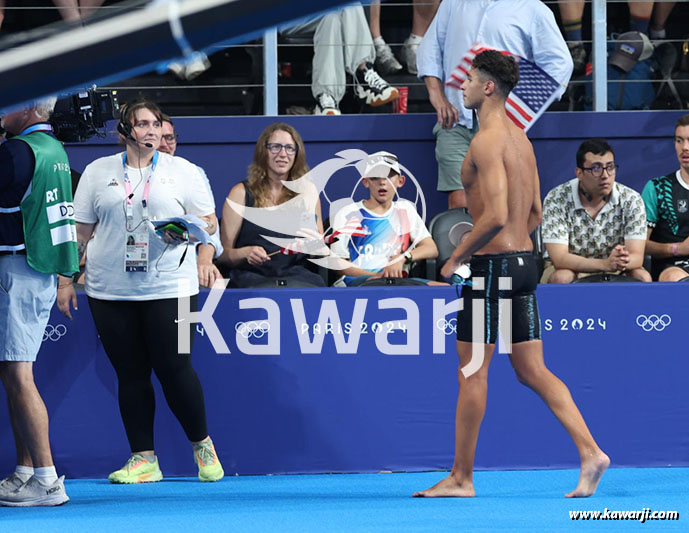 JO 2024 : Ahmed Jaouadi (Finale 800m nage libre)