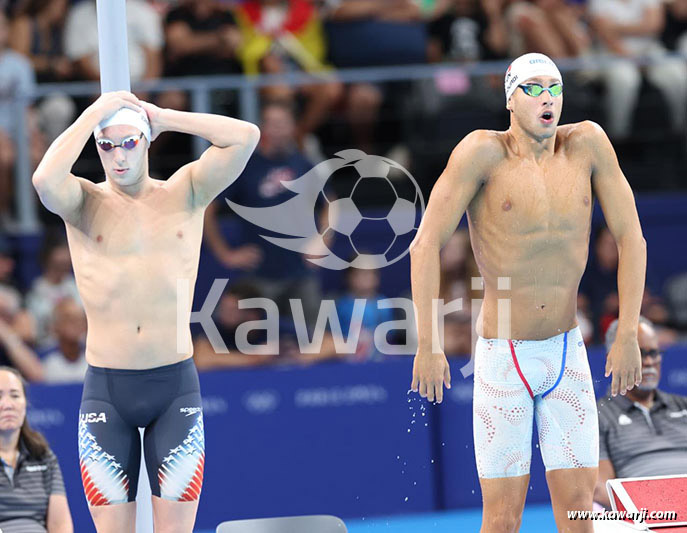 JO 2024 : Ahmed Jaouadi (Séries 1500m nage libre)