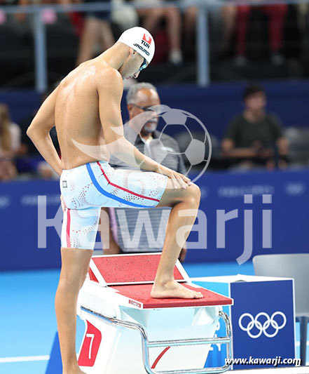 JO 2024 : Ahmed Jaouadi (Séries 1500m nage libre)