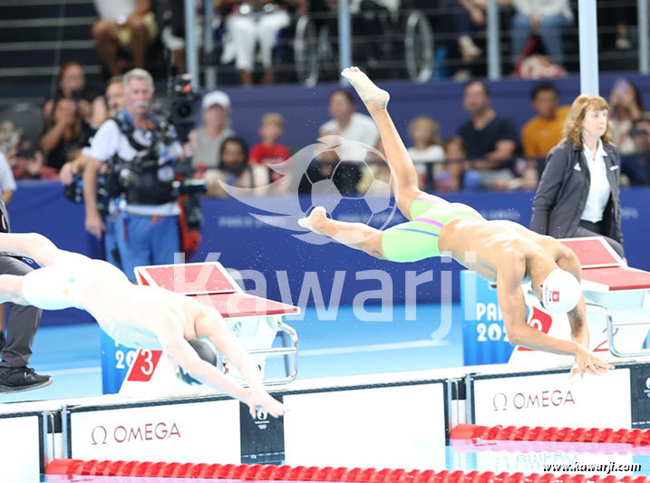 JO 2024 : Ahmed Jaouadi (Finale 1500m nage libre)