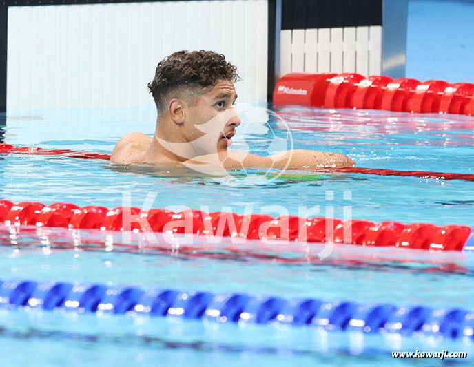 JO 2024 : Ahmed Jaouadi (Finale 1500m nage libre)