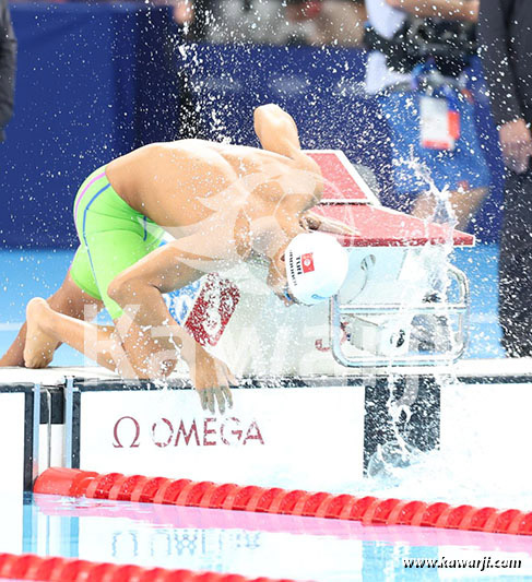 JO 2024 : Ahmed Jaouadi (Finale 1500m nage libre)