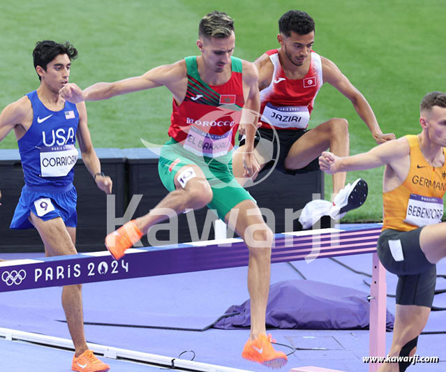 JO 2024 : Ahmed Jaziri (3000 steeple)