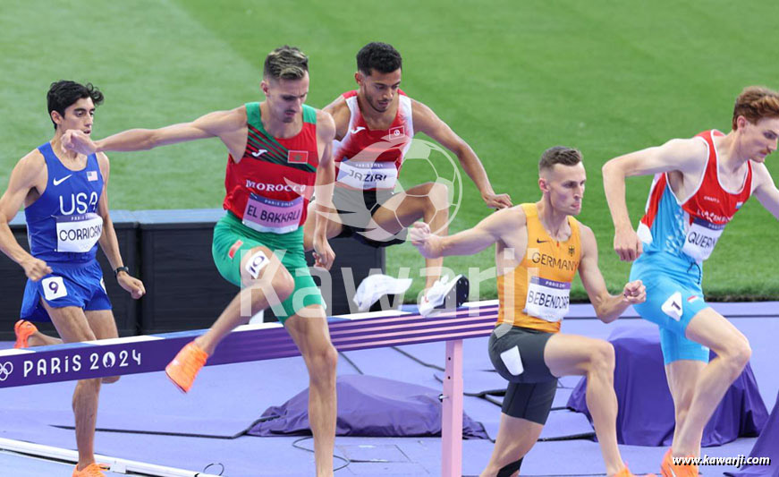 JO 2024 : Ahmed Jaziri (3000 steeple)